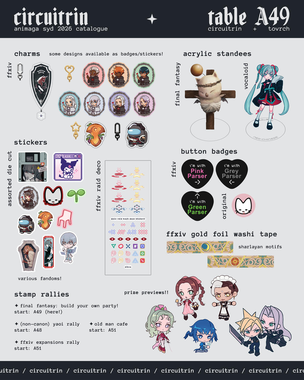 animaga sydney 2026 catalogue